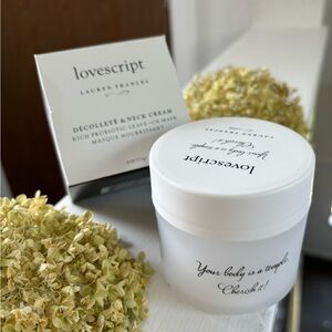 new lovescript neck cream